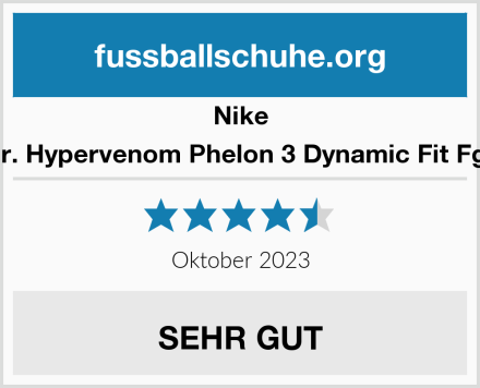 Nike Jr. Hypervenom Phelon 3 Dynamic Fit Fg  Test