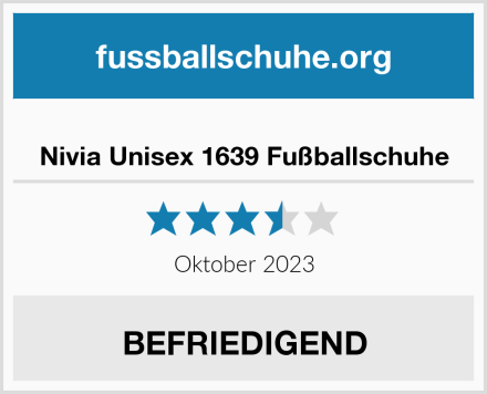  Nivia Unisex 1639 Fußballschuhe Test
