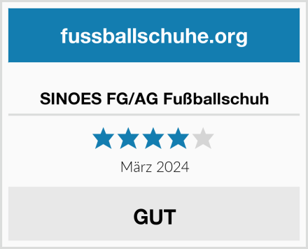  SINOES FG/AG Fußballschuh Test